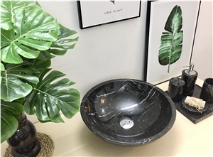 Round Lavabo - Vietnam Black Maquina