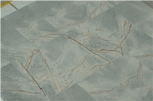 Blue Celeste Marble Tiles, Blue Solare Marble