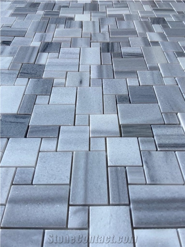 Miniversailles Pattern Equator Marble Polished Mosaic