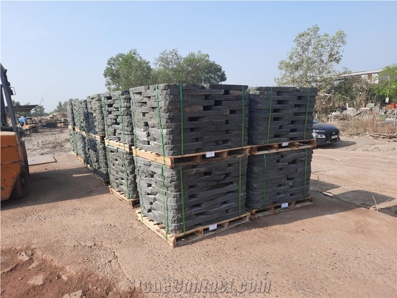 Basalt Lava Irregular Step Stone 50t