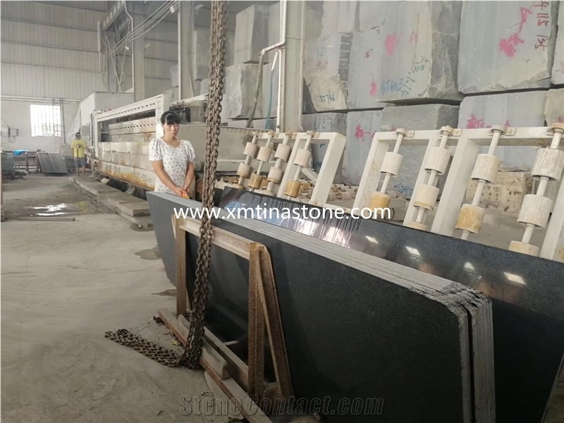 Cambodian Black Cutter Slabs Floor Tiles