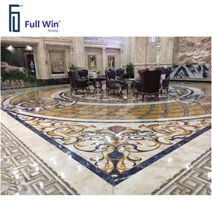 New Design And Style Marble Waterjet Medallions