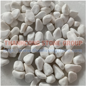 Vietnam Milky White Marble - Ivory White Pebble Stone