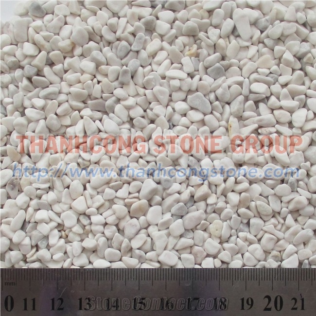 Vietnam Milky White Marble - Ivory White Pebble Stone