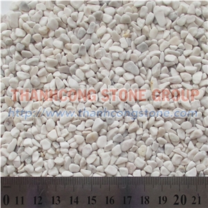 Vietnam Milky White Marble - Ivory White Pebble Stone
