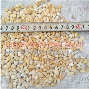 Yellow Jasper Vietnam Yellow Marble Pebble Stone