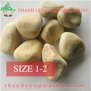 Yellow Jasper Vietnam Yellow Marble Pebble Stone