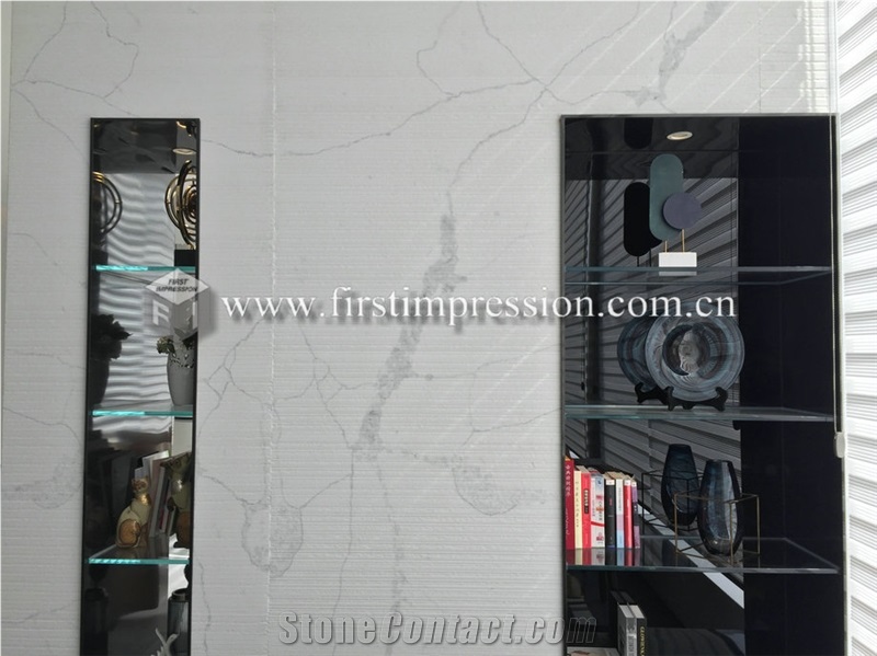 Calacatta Quartz Slabs,Tiles for Floor,Wall