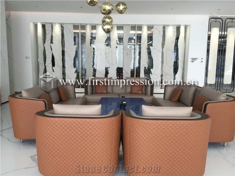 Popular Calacatta Quartz Slabs,Tiles for Floor