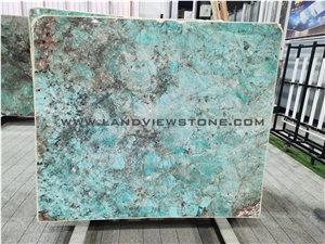 Amazon Green Amazzonite Luxury Granite Slabs Tiles