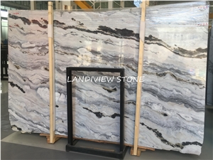 Blue Danube White Palissandro Bianco Marble Slabs