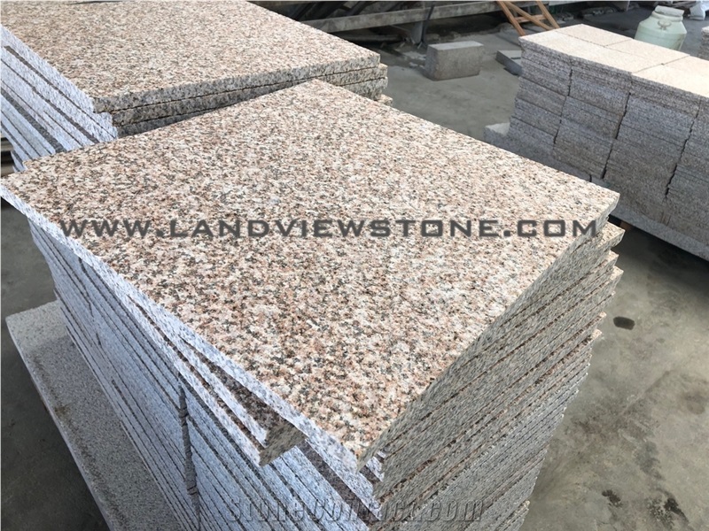 Yellow Rust Sunset Gold Granite Flamed Tiles