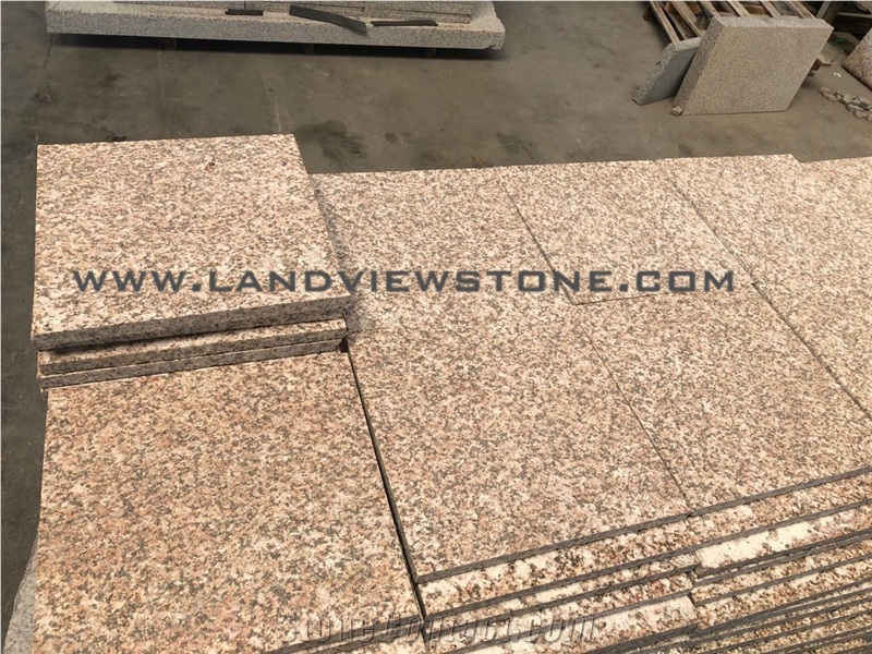 Yellow Rust Sunset Gold Granite Flamed Tiles