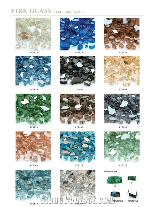 Fire Glass Mosaic
