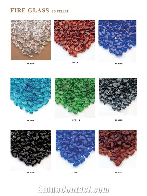 Fire Glass Stone, Glass Diamonds for Mosaic
