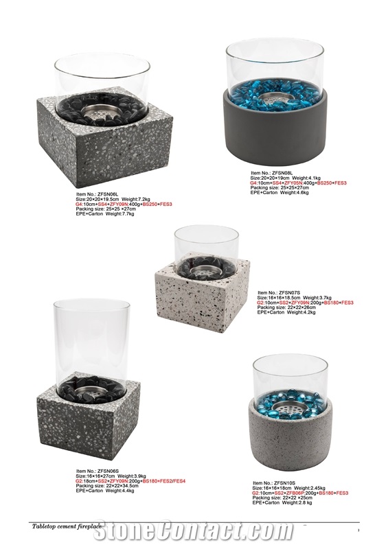 Table Fire Bowl,Burner Bio Ethanol Candle