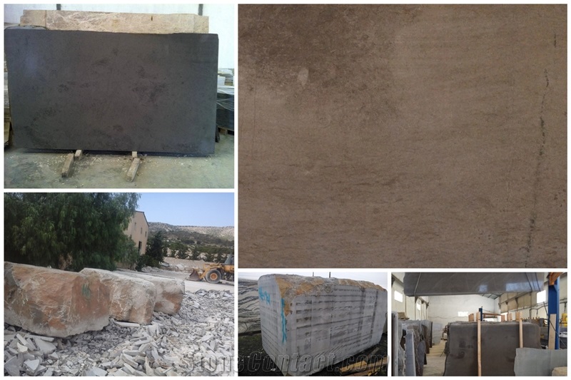 Foussana Grey Marble Slabs, Tiles