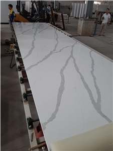 Calacatta Grey Quartz from Empirestone in Vietnam