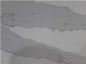 Calacatta Grey Quartz from Empirestone in Vietnam