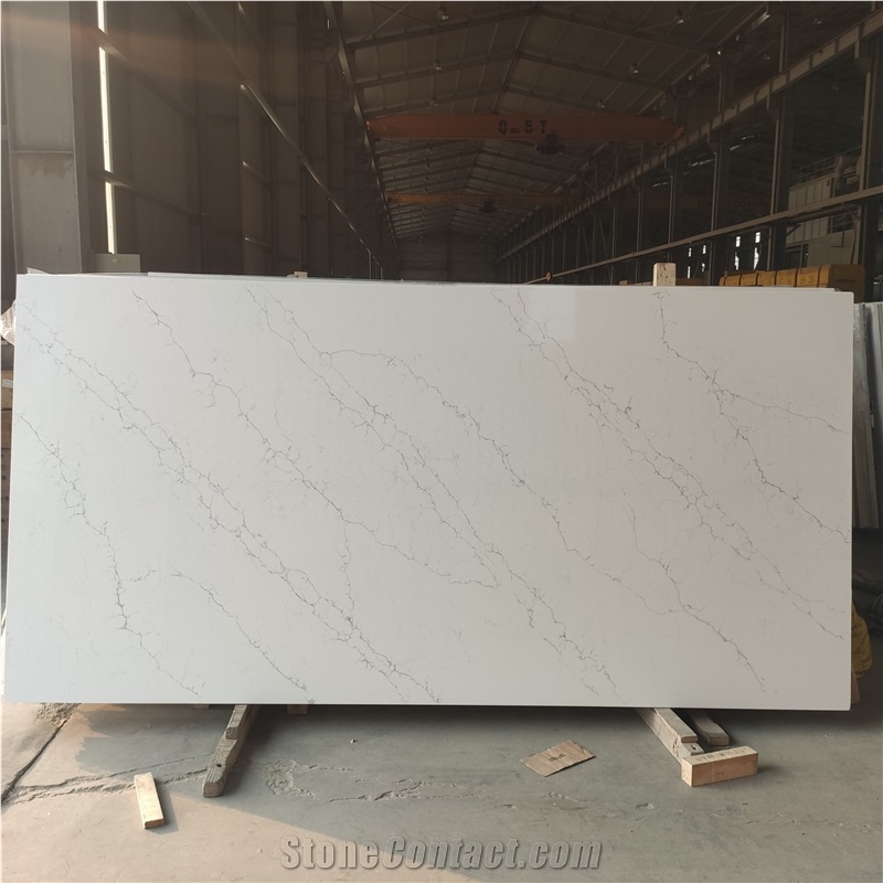 Calacatta Laza Quartz Vietnam Slabs