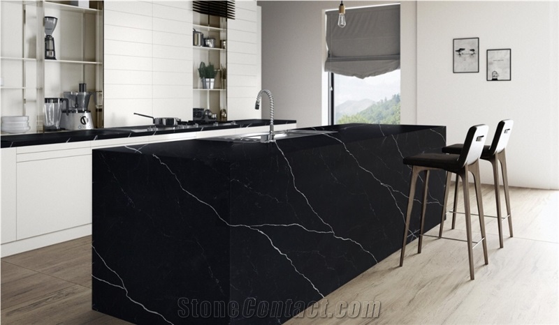 Marquina Midnight, Quartz Artificial Slabs Vietnam