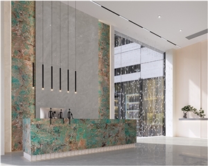 Amazon Green Airpure Porcelain Ceramic Wall Tile