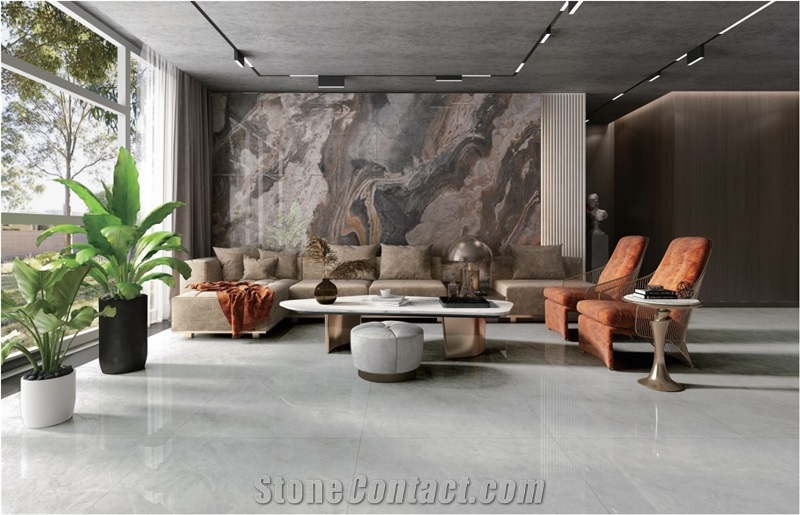 Brown Marble Look Porcelain & Ceramic Wall Tiles