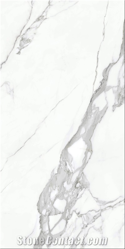 Calacatta White Marble Look Porcelain&Ceramic Tile