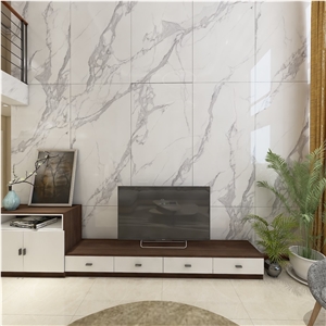 Calacatta White Marble Look Porcelain&Ceramic Tile