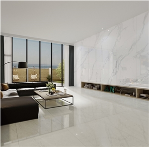 Calacatta White Marble Look Porcelain&Ceramic Tile