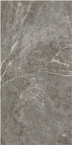 China Popular Grey Marble Look Ceramic Slab Tile