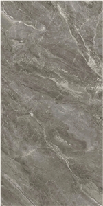 China Popular Grey Marble Look Ceramic Slab Tile