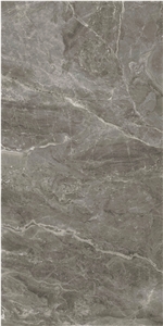 China Popular Grey Marble Look Ceramic Slab Tile