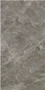China Popular Grey Marble Look Ceramic Slab Tile