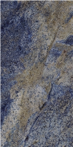 Sapphire Blue Marble Look Porcelain Ceramic Tiles