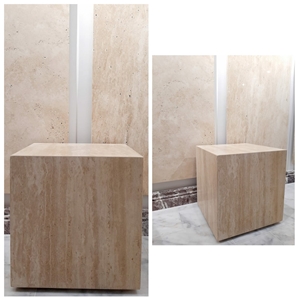 Light Travertine Stone Home Decor Product