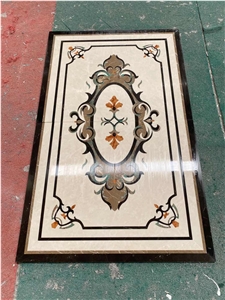 Marble Square Waterjet Pattern Flooring Use