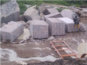 African Multicolour Granite Block, Kaduna Granite Blocks