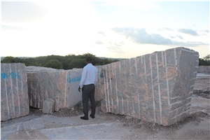 African Multicolour Granite Block, Kaduna Granite Blocks