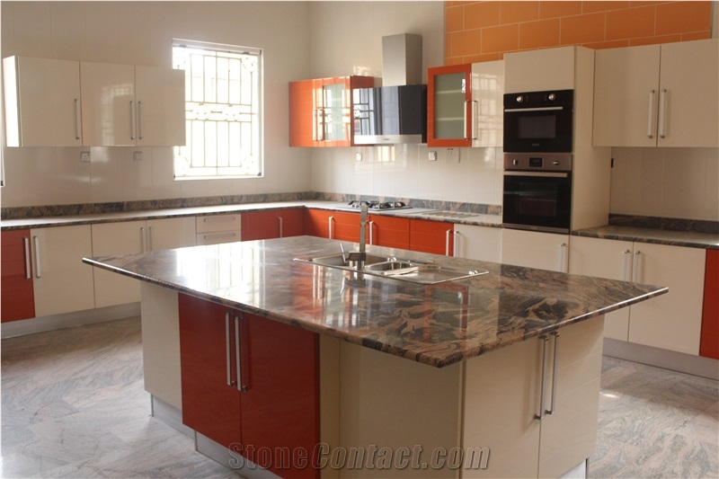 African Multicolour Granite Block, Kaduna Granite Blocks