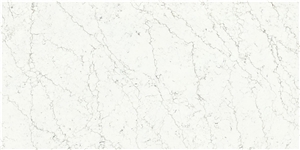 China White Quartz Slabs for Interior Design