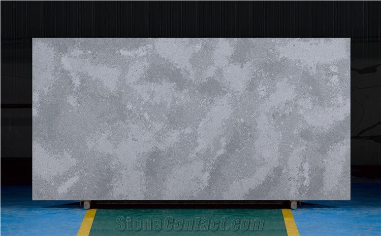 Grey Marble Looks Artificial Quartz Slabs