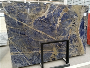 Azul Macaubas Quartzite Slab, Blue Stone