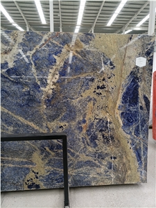 Azul Macaubas Quartzite Slab, Blue Stone