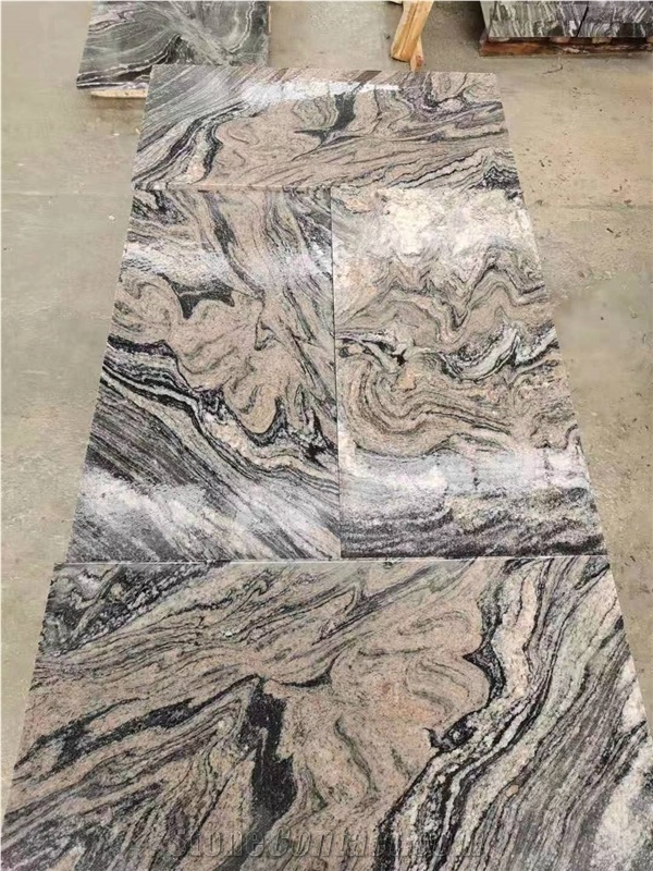 China Pink Juparana Interior Exterior Floor Design