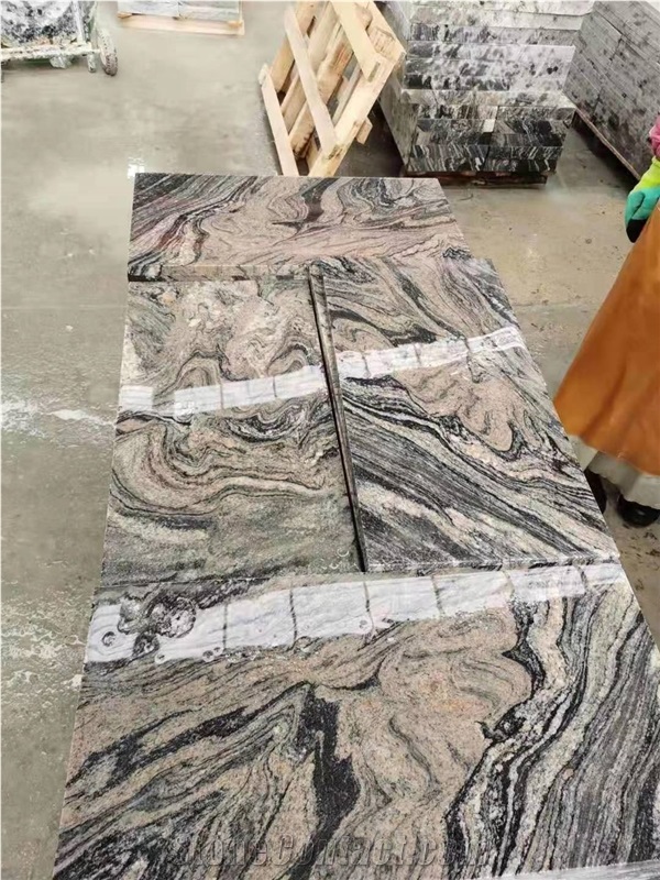 China Pink Juparana Interior Exterior Floor Design