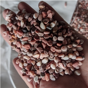 Factory Natural Stone Pink Pebble Stone