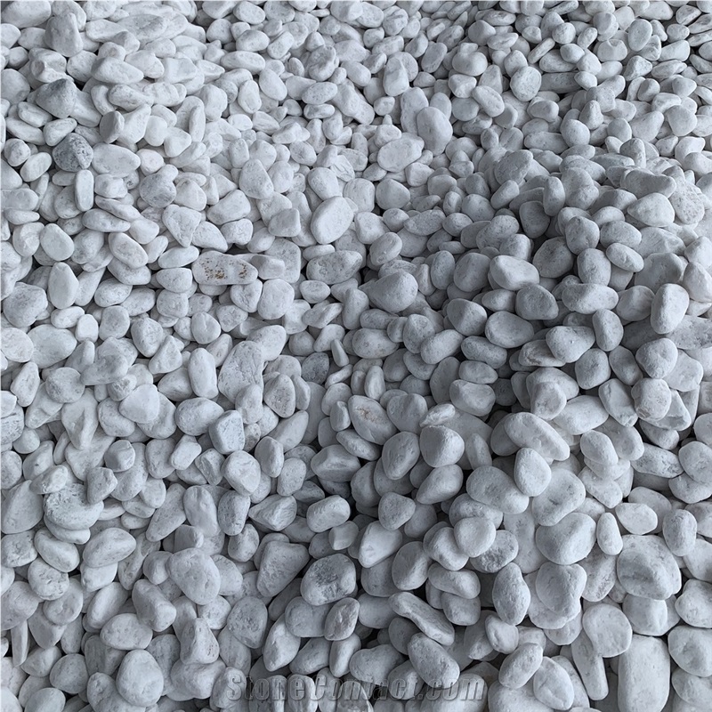 Factory Natural Stone White Pebble Stone