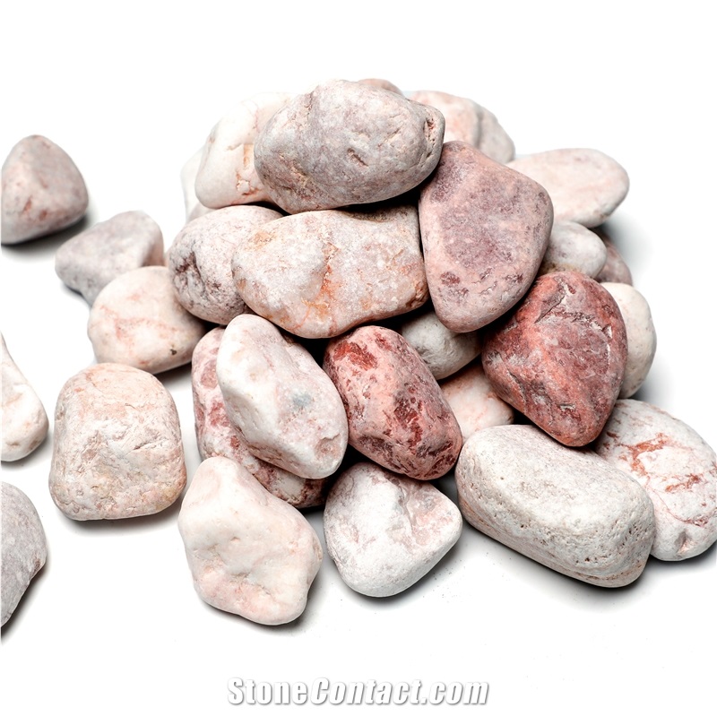 Factory Natural Stone White Pebble Stone