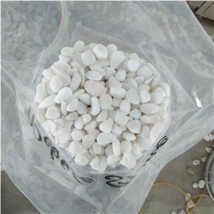 Snow White Pebbles Rocks Stone for Garden